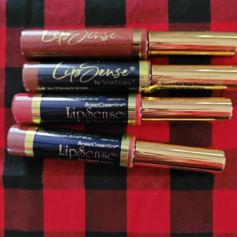 Lipsense Lip Color - Broadway Bronze, Shear Berry, Caramel Apple, Lexie Bear-y